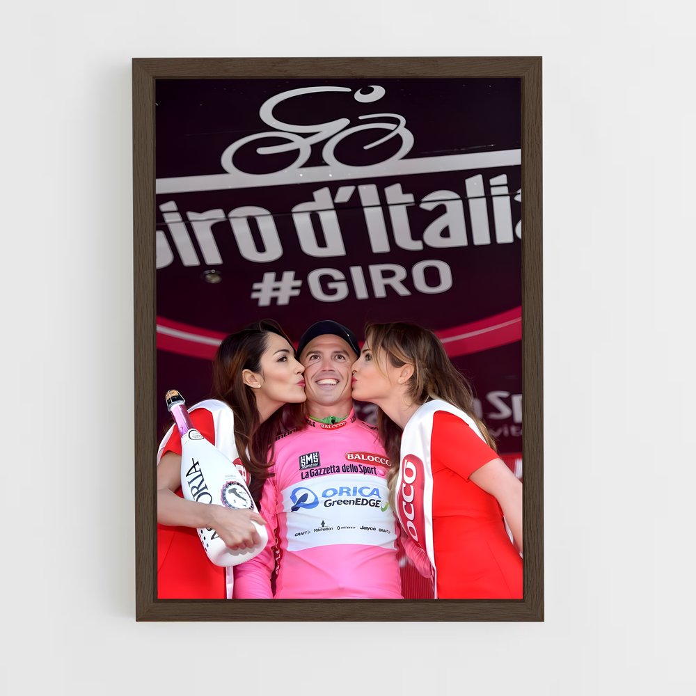 Poster Amitié en Rose – affiche Cyclisme (vue 5)